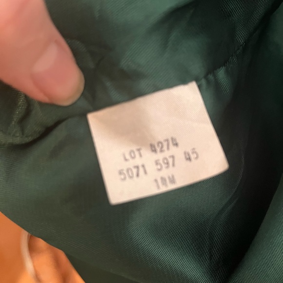 Vintage Forest Green Suede Jacket - Picture 5 of 9